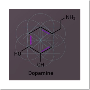 Dopamine chemistry Posters and Art